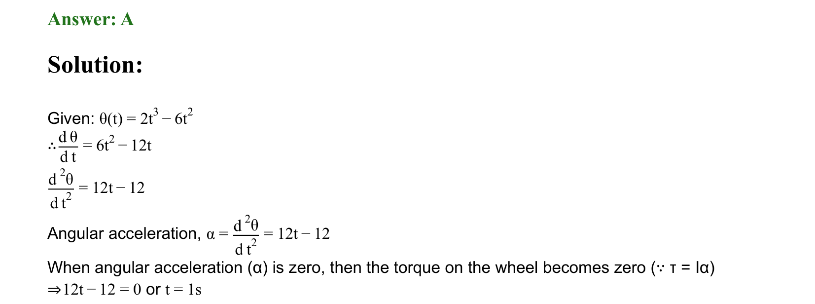 Rotational Motion solution 61