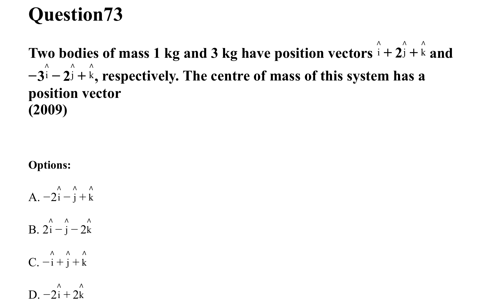 Rotational Motion question 73
