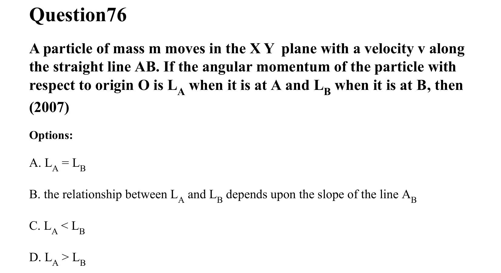 Rotational Motion question 76