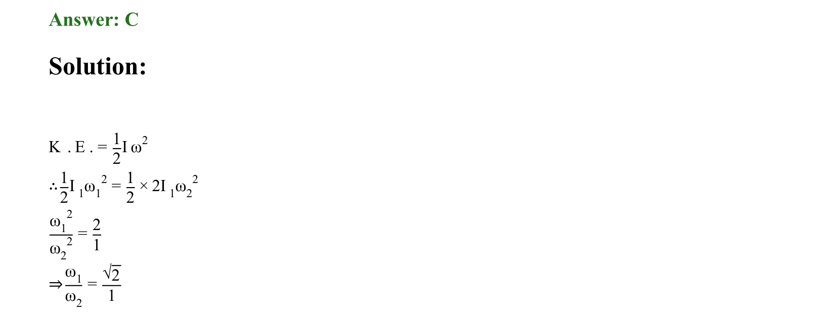 Rotational Motion solution 83