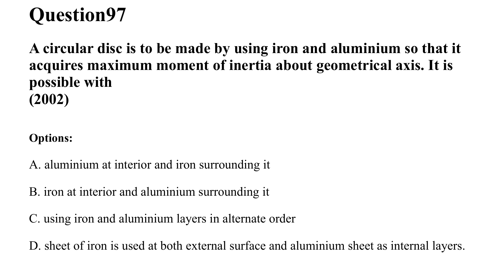 Rotational Motion question 97