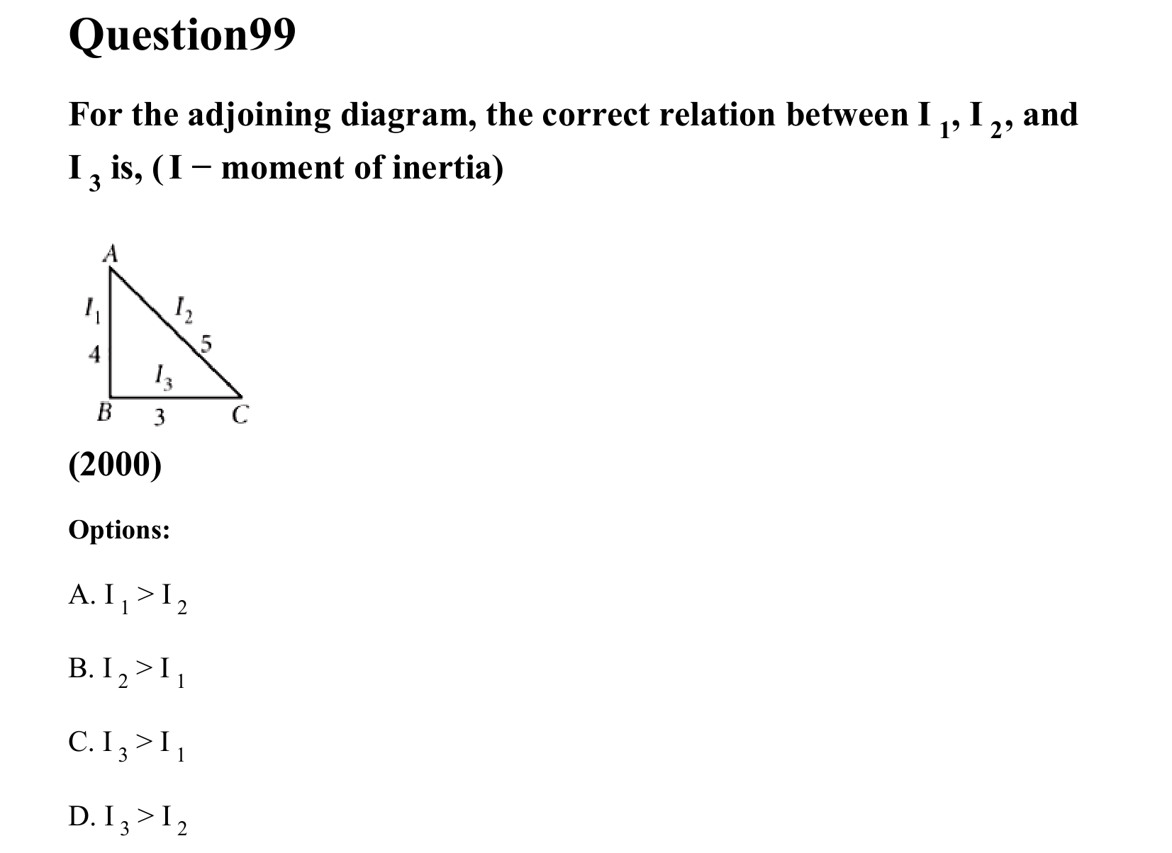 Rotational Motion question 99