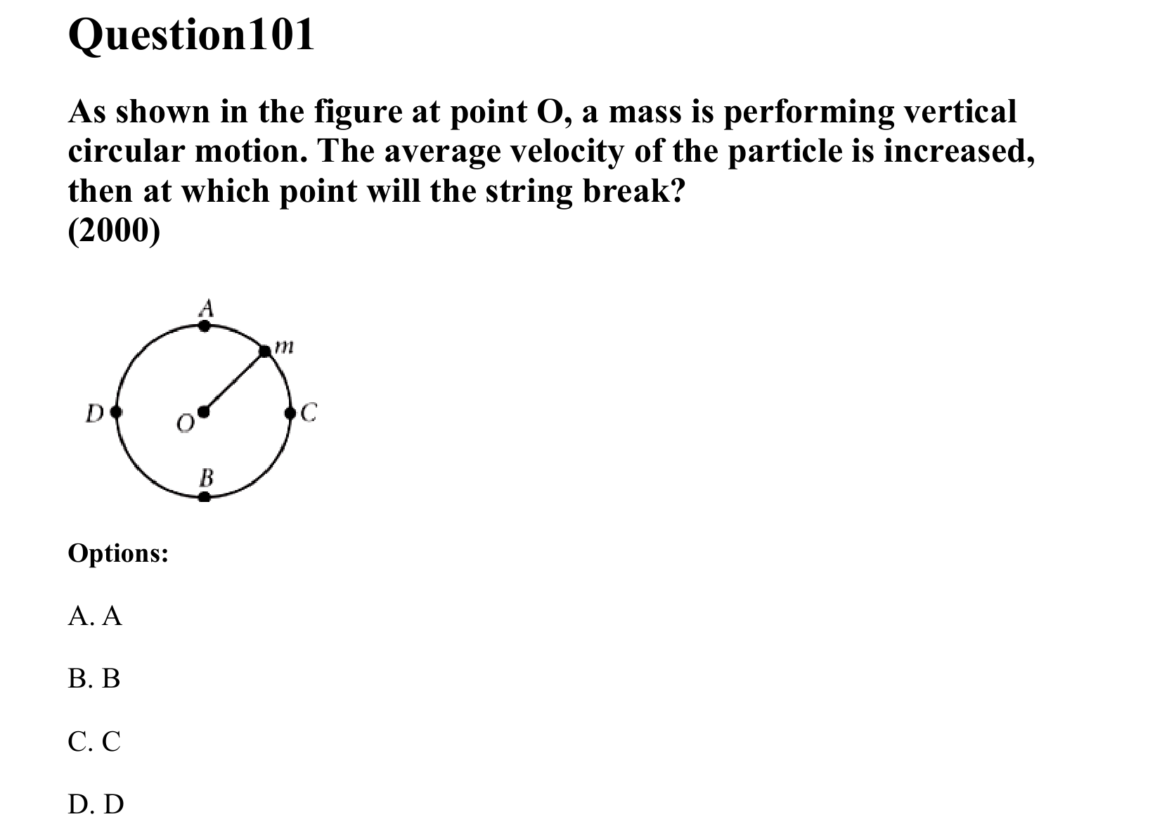 Rotational Motion question 101