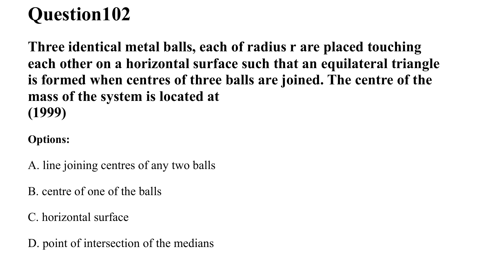 Rotational Motion question 102
