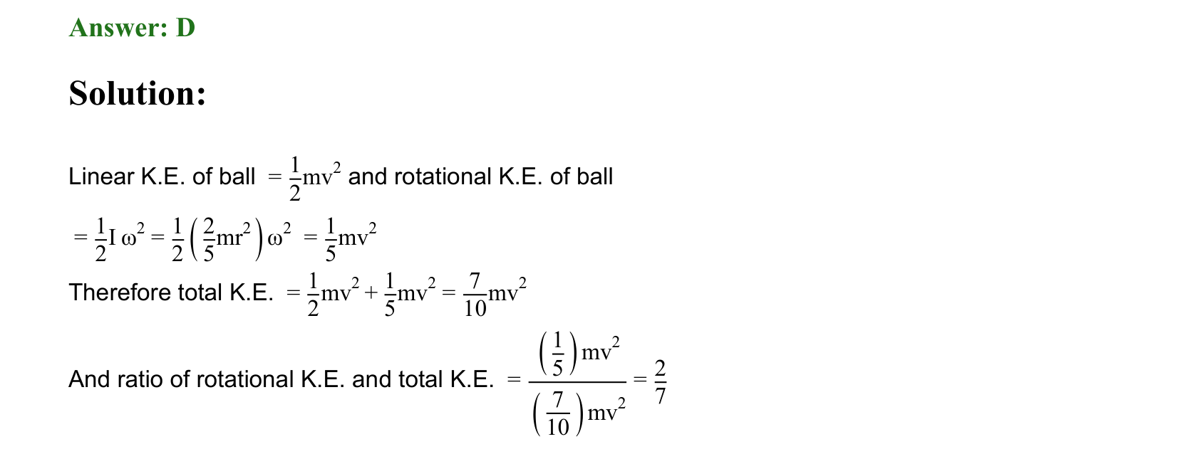 Rotational Motion solution 109