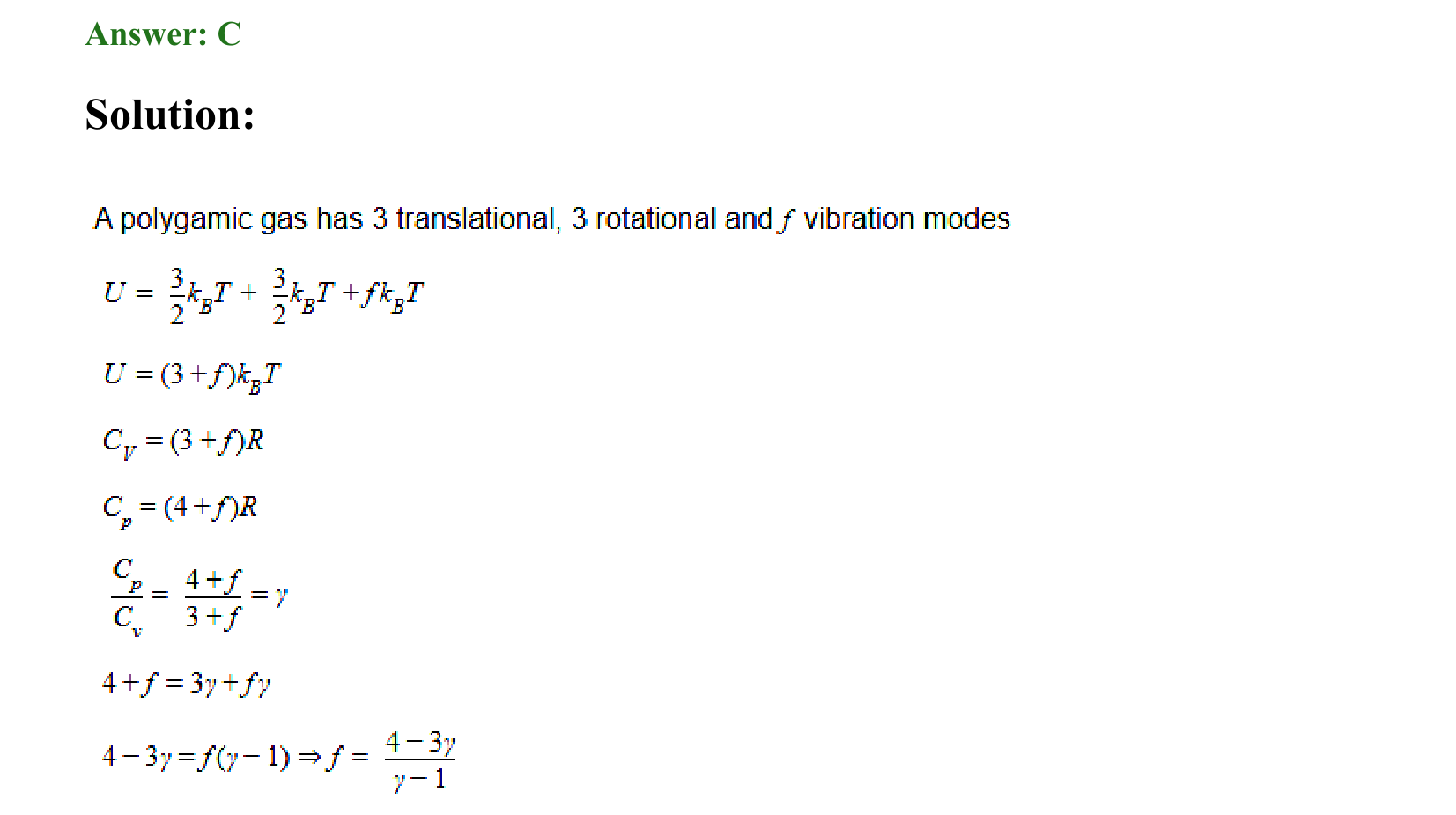 Thermal Properties Thermodynamics and Kinetic Theory solution 7