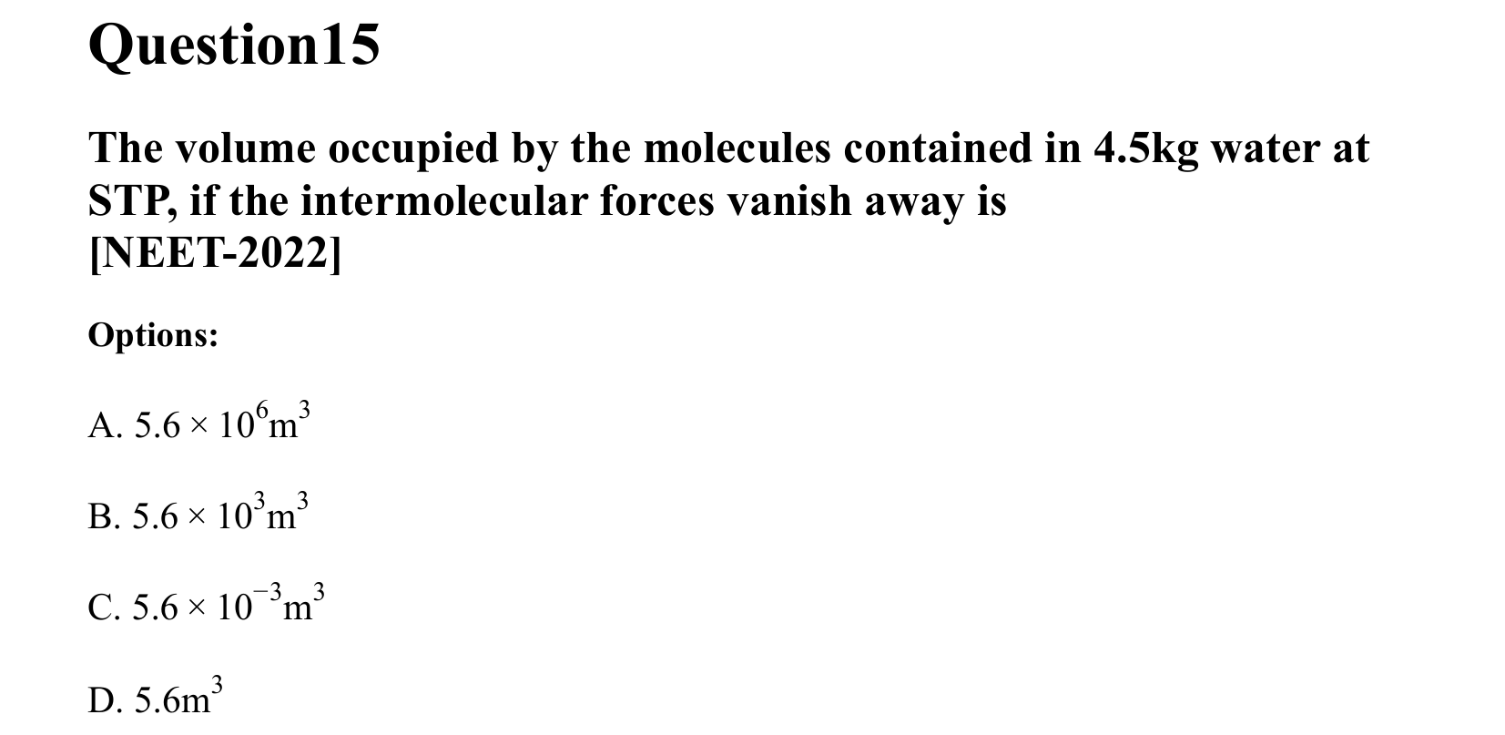 Thermal Properties Thermodynamics and Kinetic Theory question 15