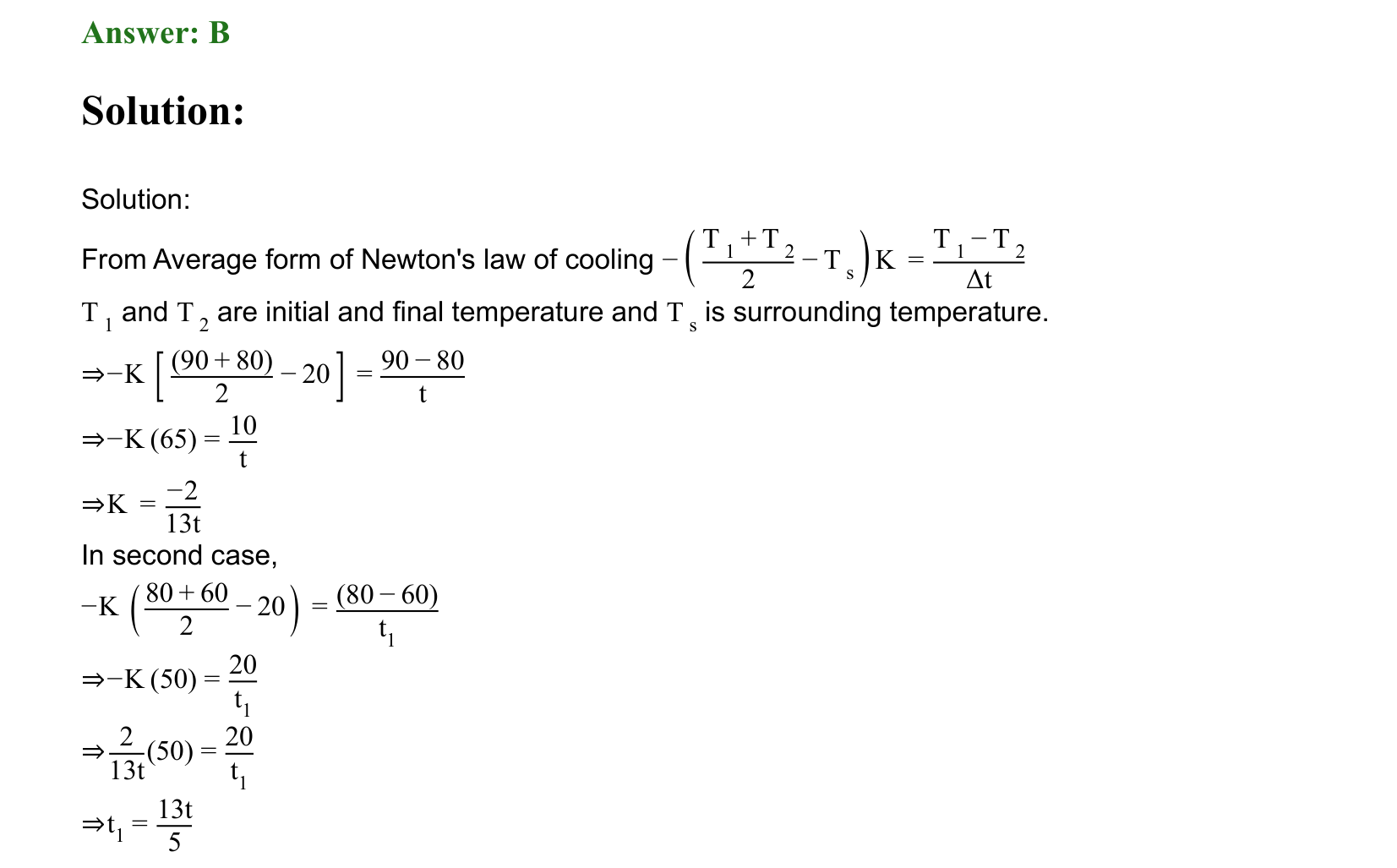 Thermal Properties Thermodynamics and Kinetic Theory solution 19