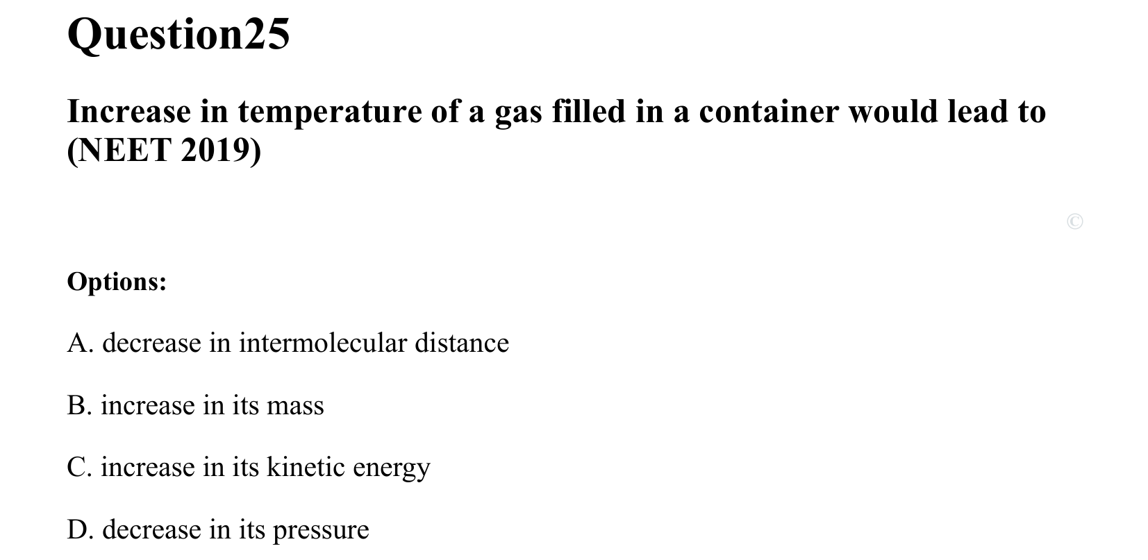 Thermal Properties Thermodynamics and Kinetic Theory question 25