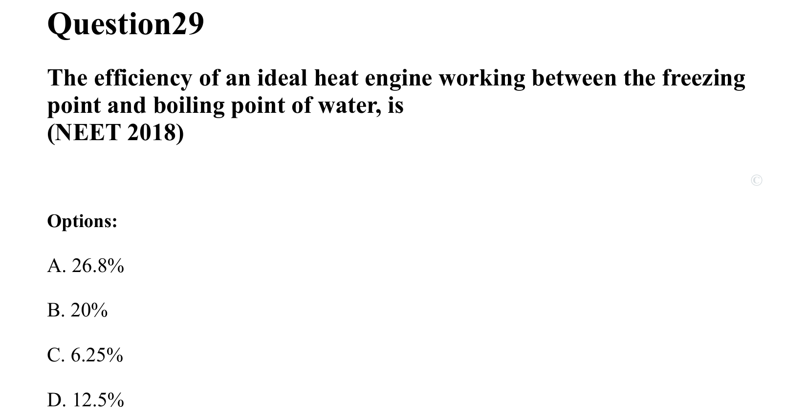 Thermal Properties Thermodynamics and Kinetic Theory question 29
