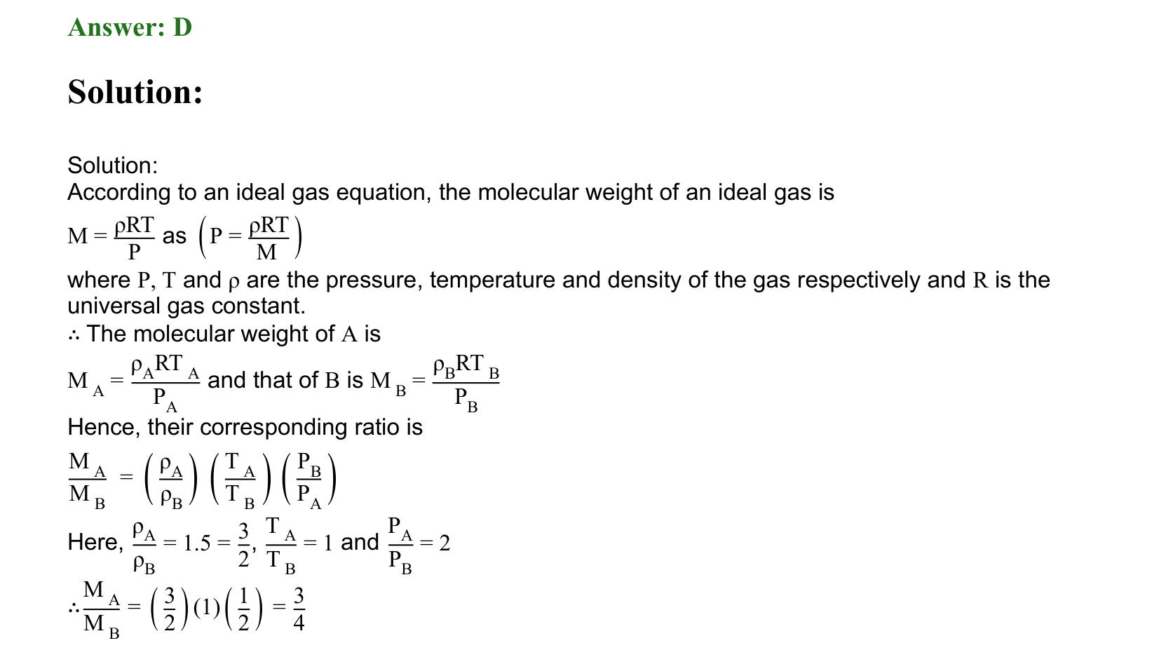 Thermal Properties Thermodynamics and Kinetic Theory solution 41