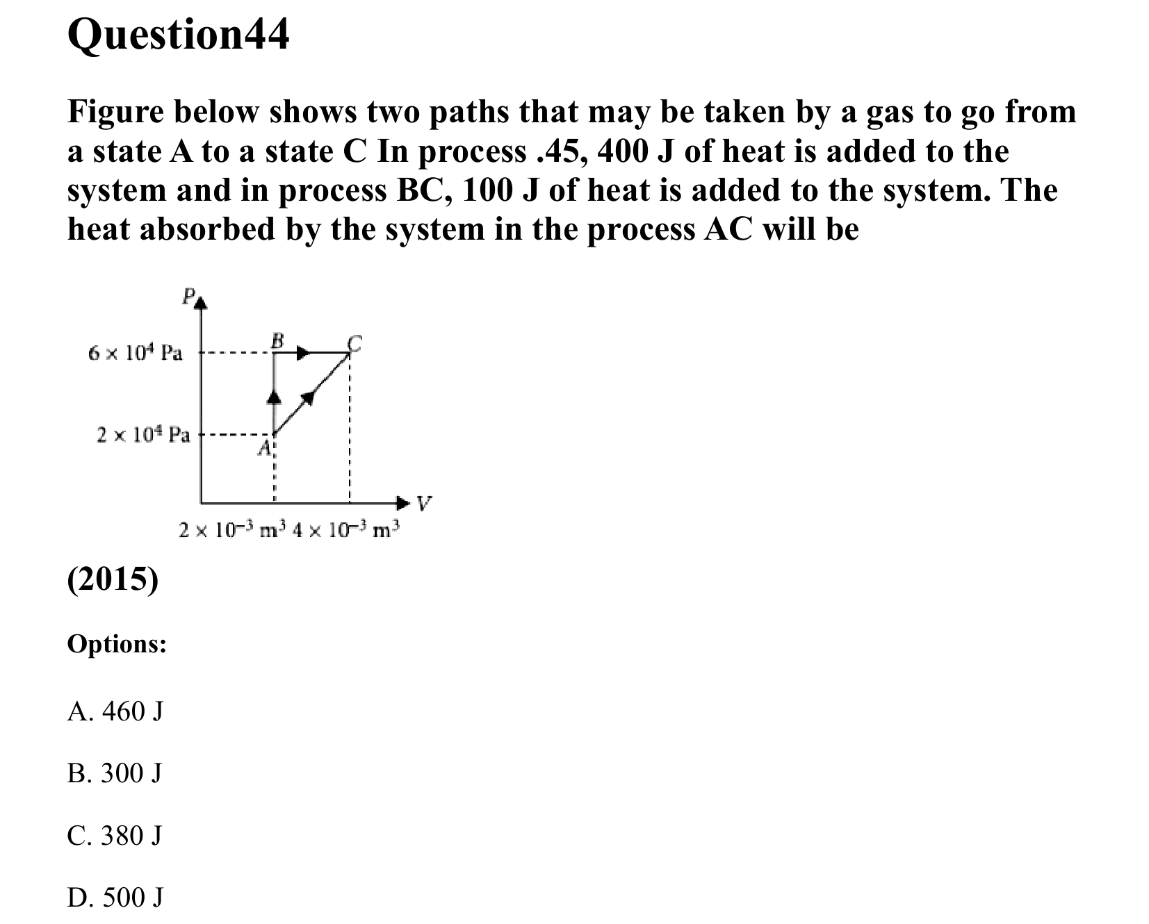 Thermal Properties Thermodynamics and Kinetic Theory question 44
