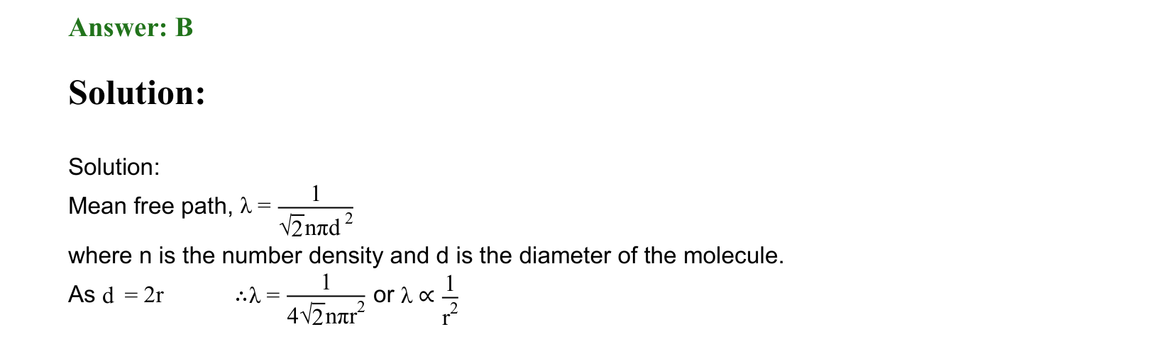 Thermal Properties Thermodynamics and Kinetic Theory solution 47