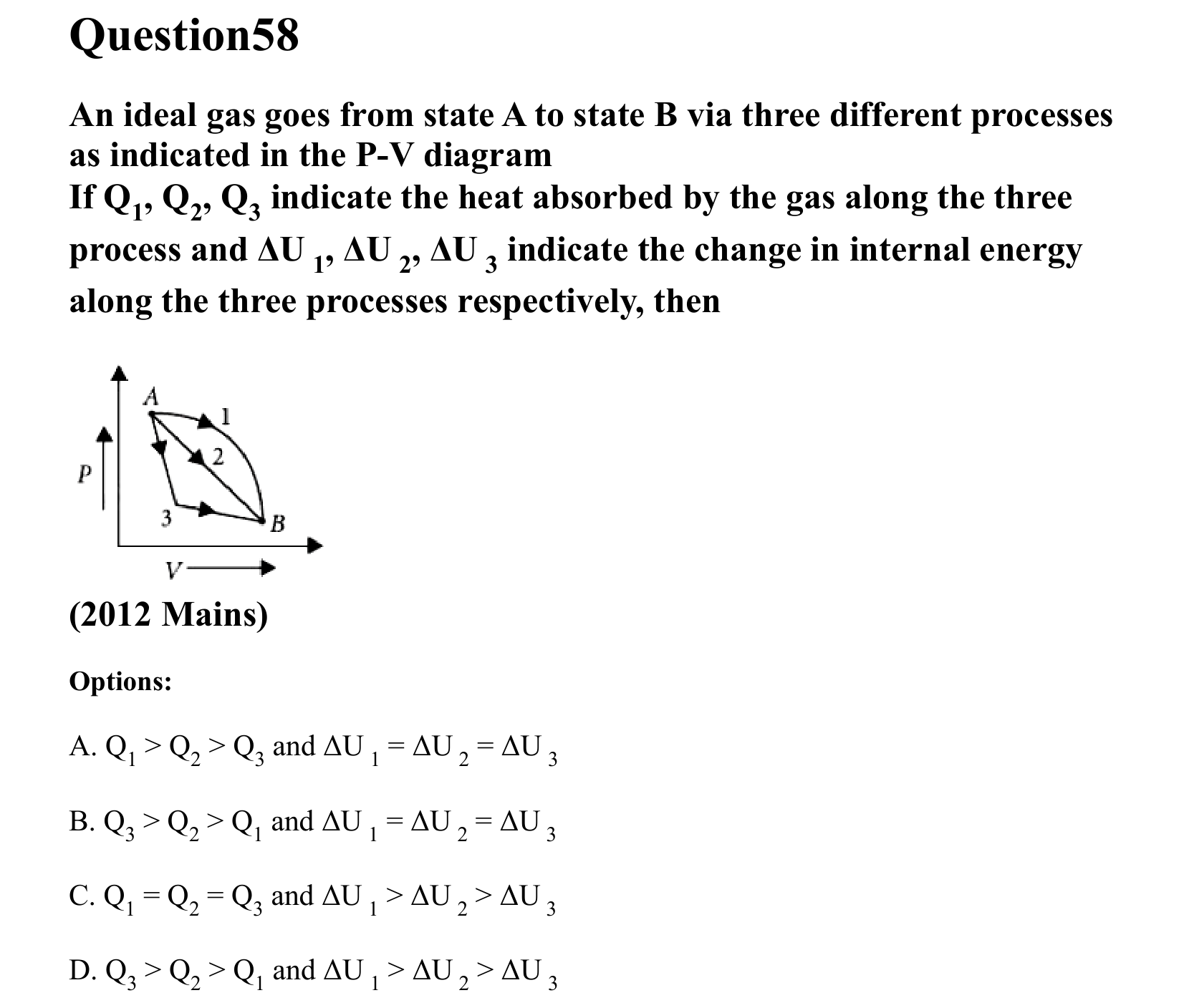 Thermal Properties Thermodynamics and Kinetic Theory question 58