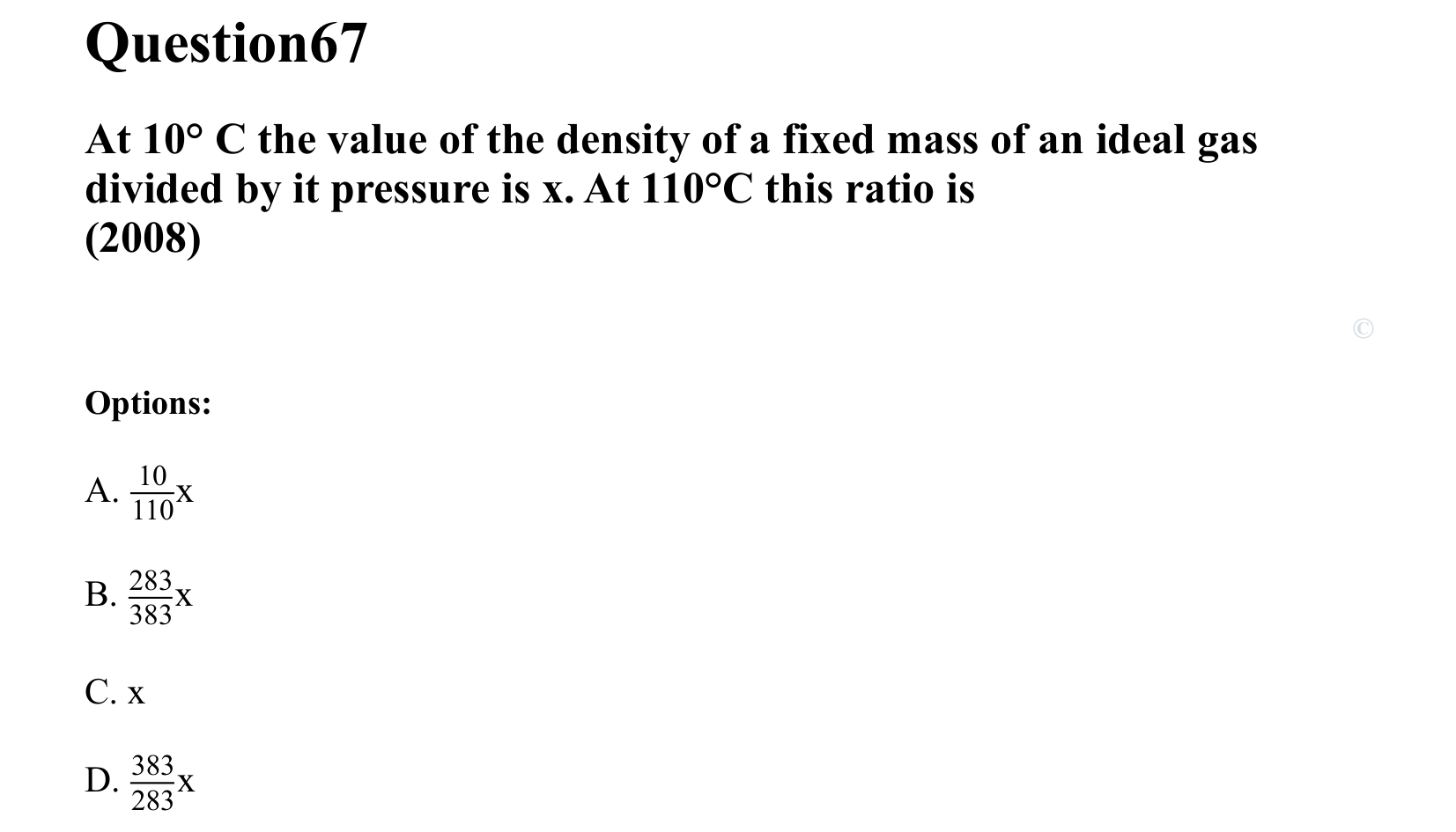 Thermal Properties Thermodynamics and Kinetic Theory question 67