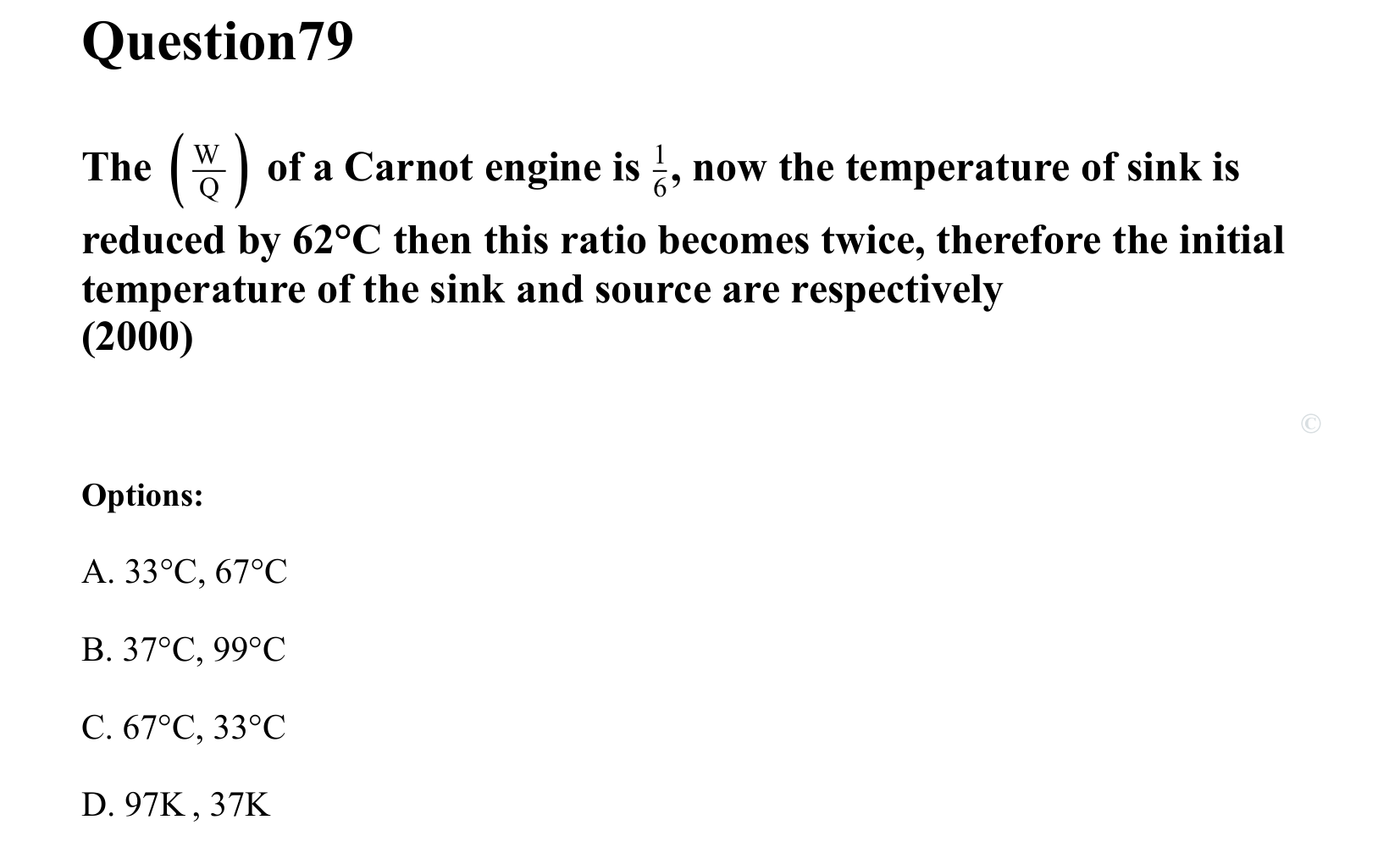 Thermal Properties Thermodynamics and Kinetic Theory question 79