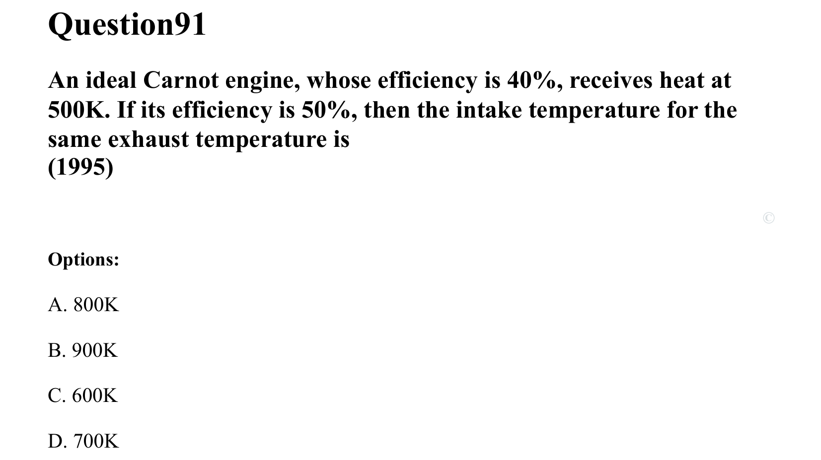 Thermal Properties Thermodynamics and Kinetic Theory question 91