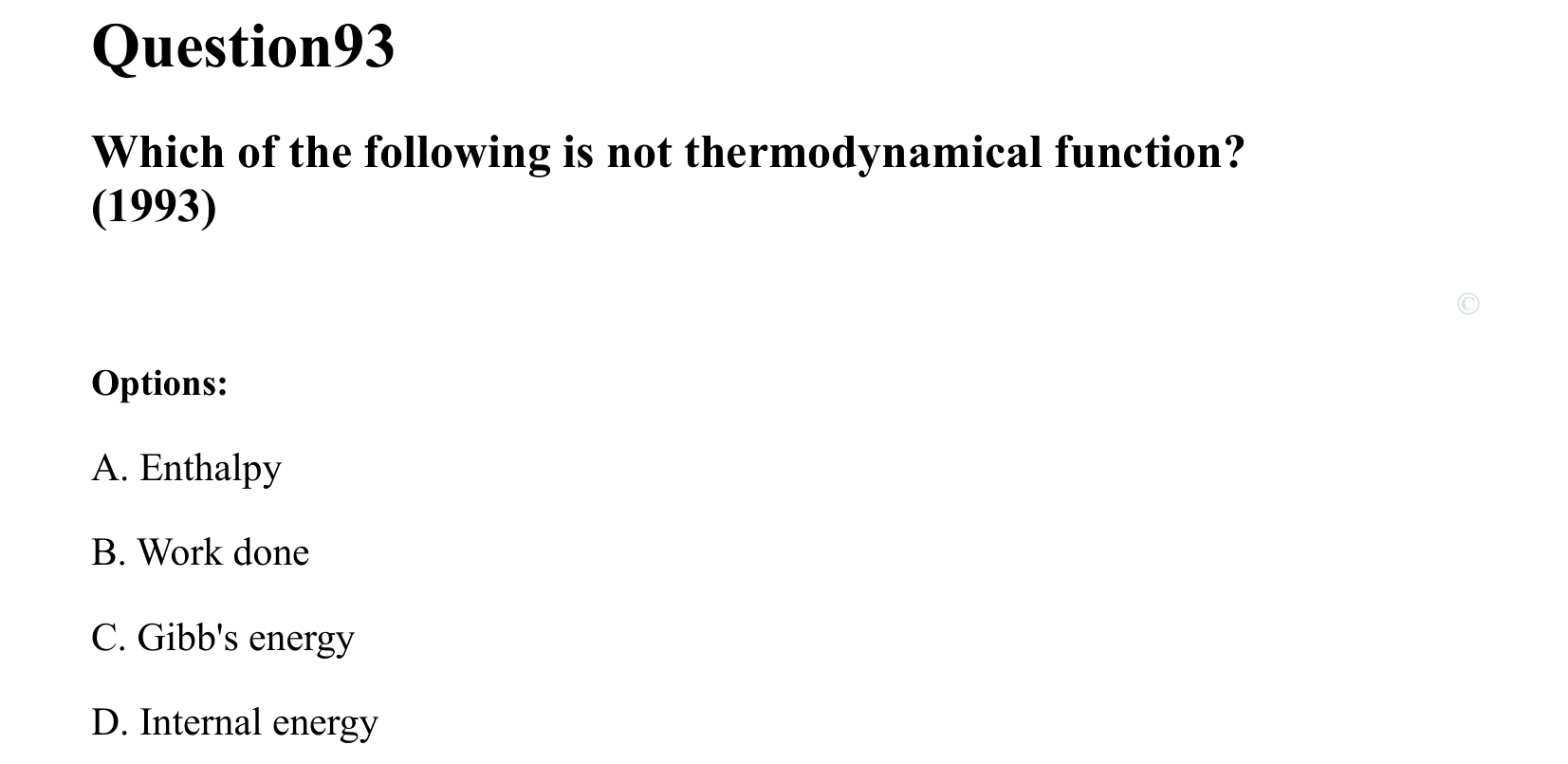 Thermal Properties Thermodynamics and Kinetic Theory question 93