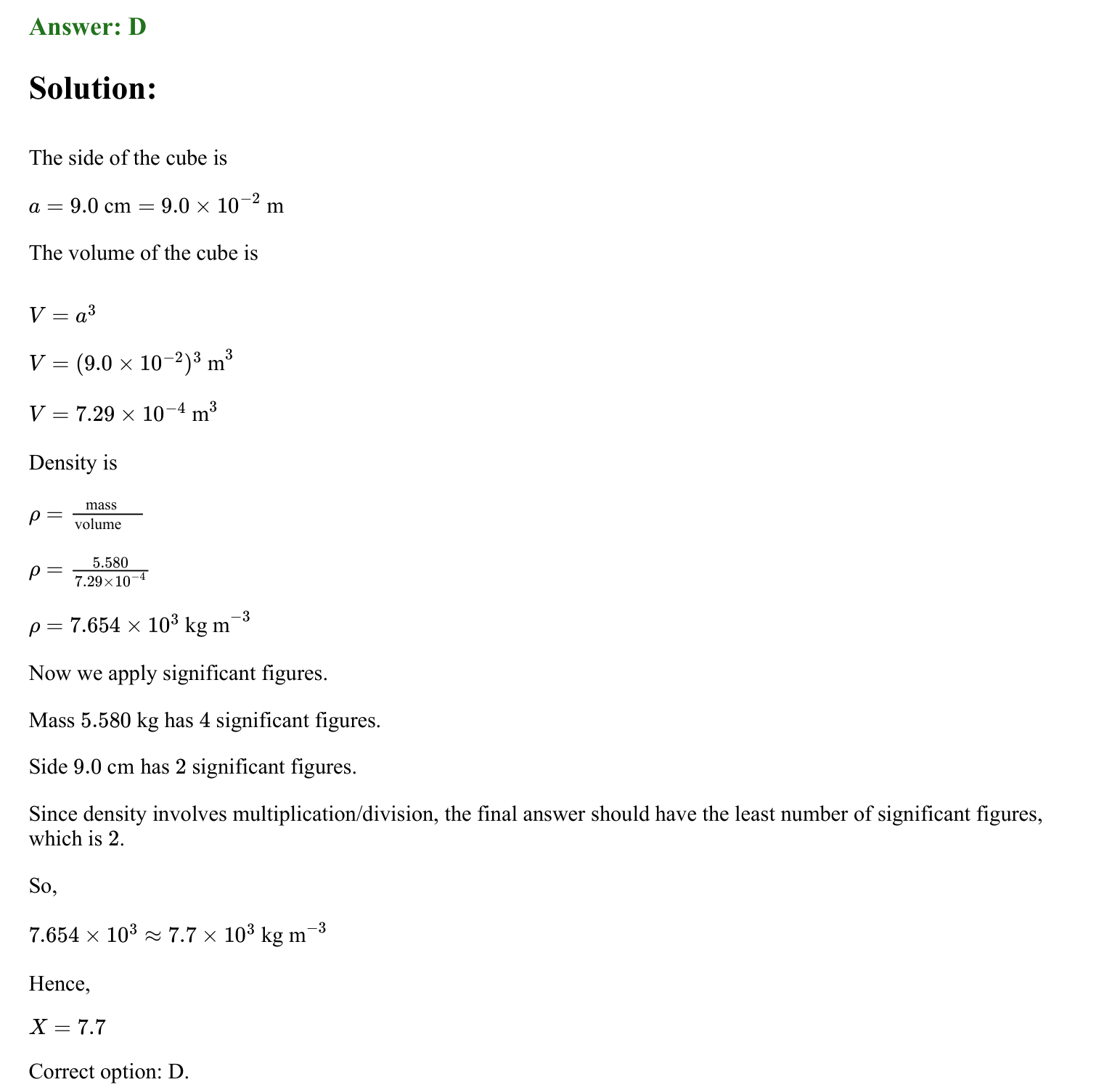 Units and Measurements solution 2