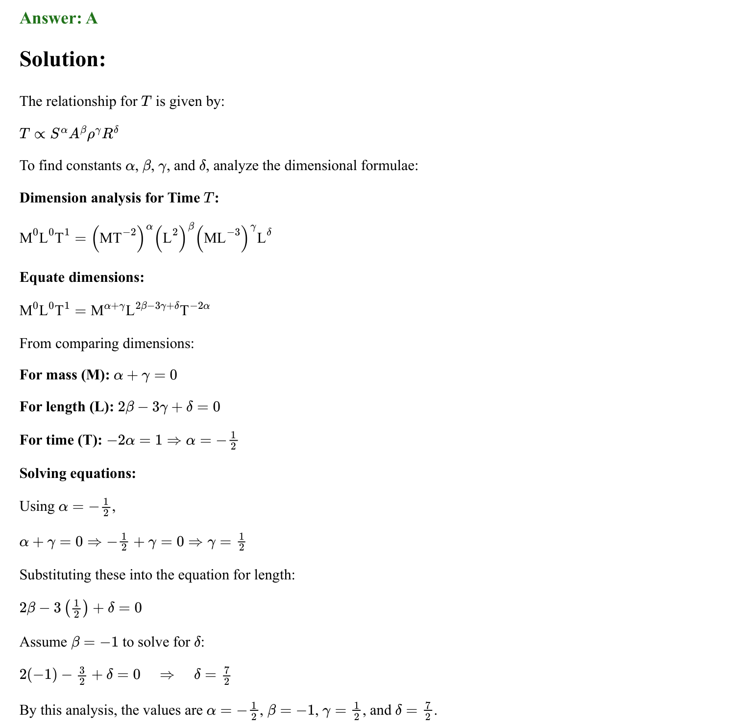 Units and Measurements solution 8