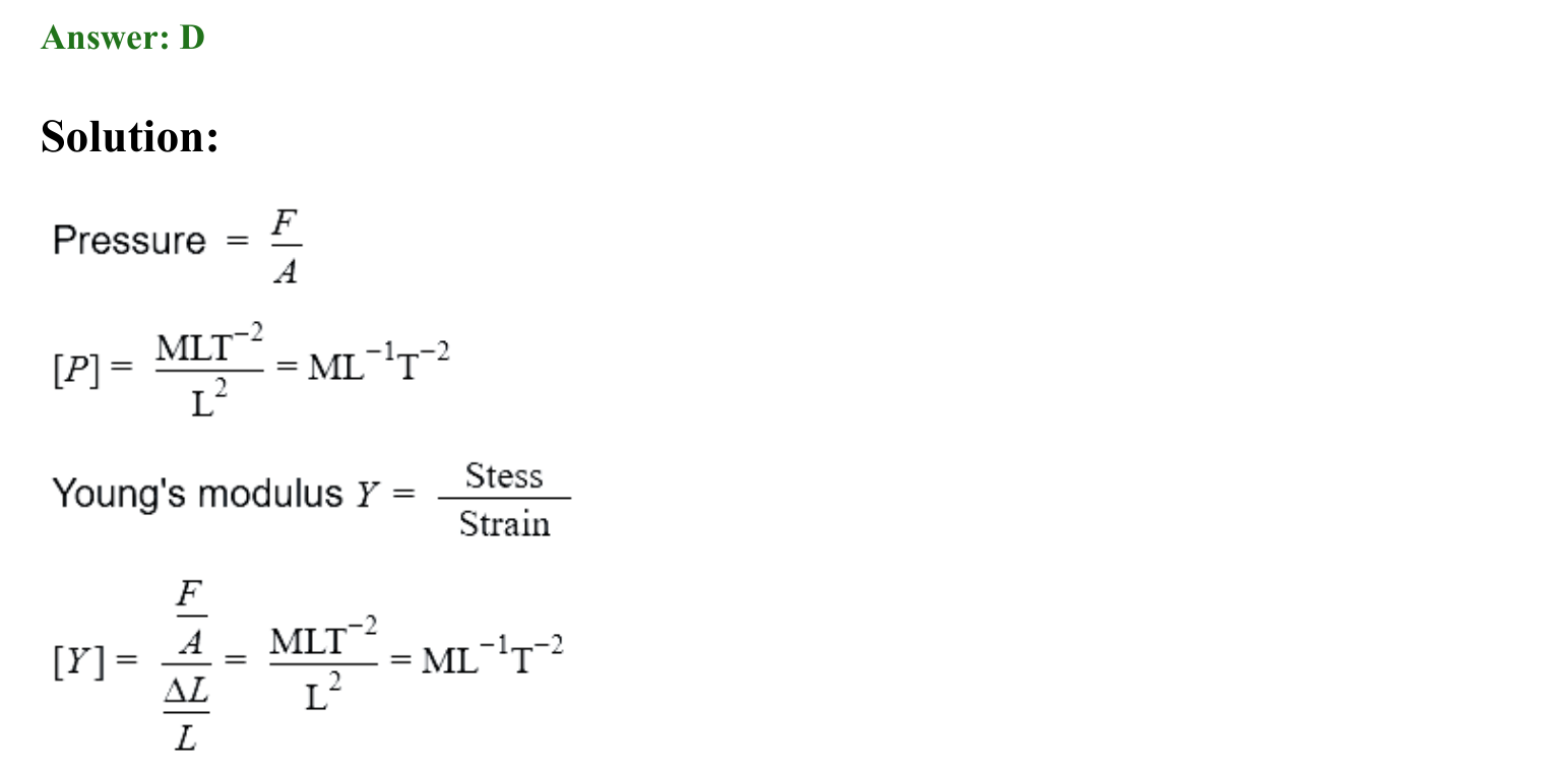 Units and Measurements solution 21