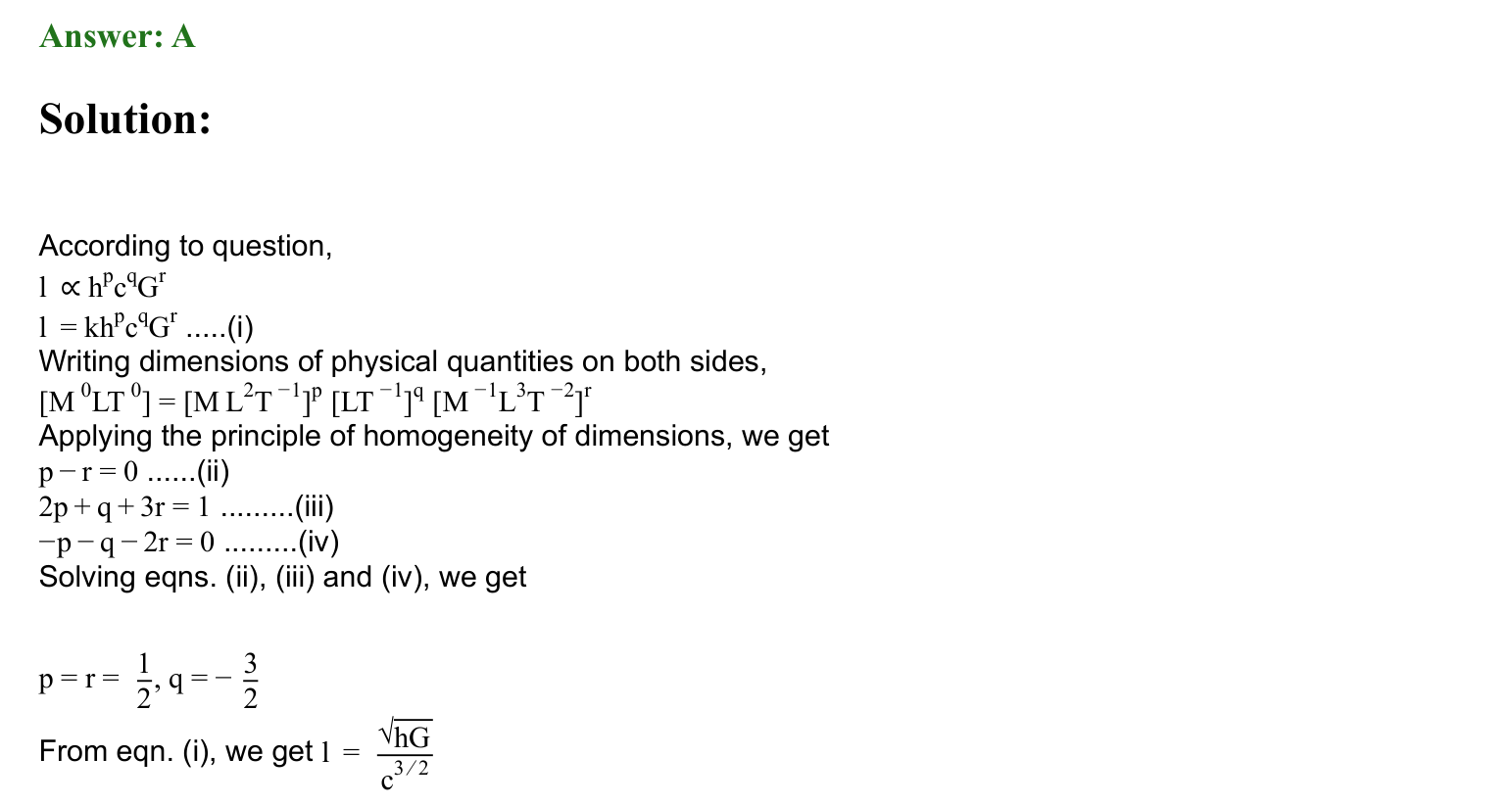 Units and Measurements solution 34