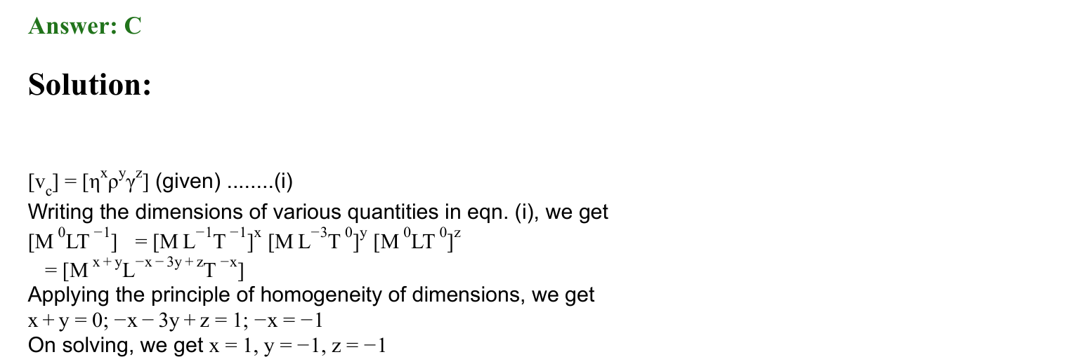 Units and Measurements solution 35