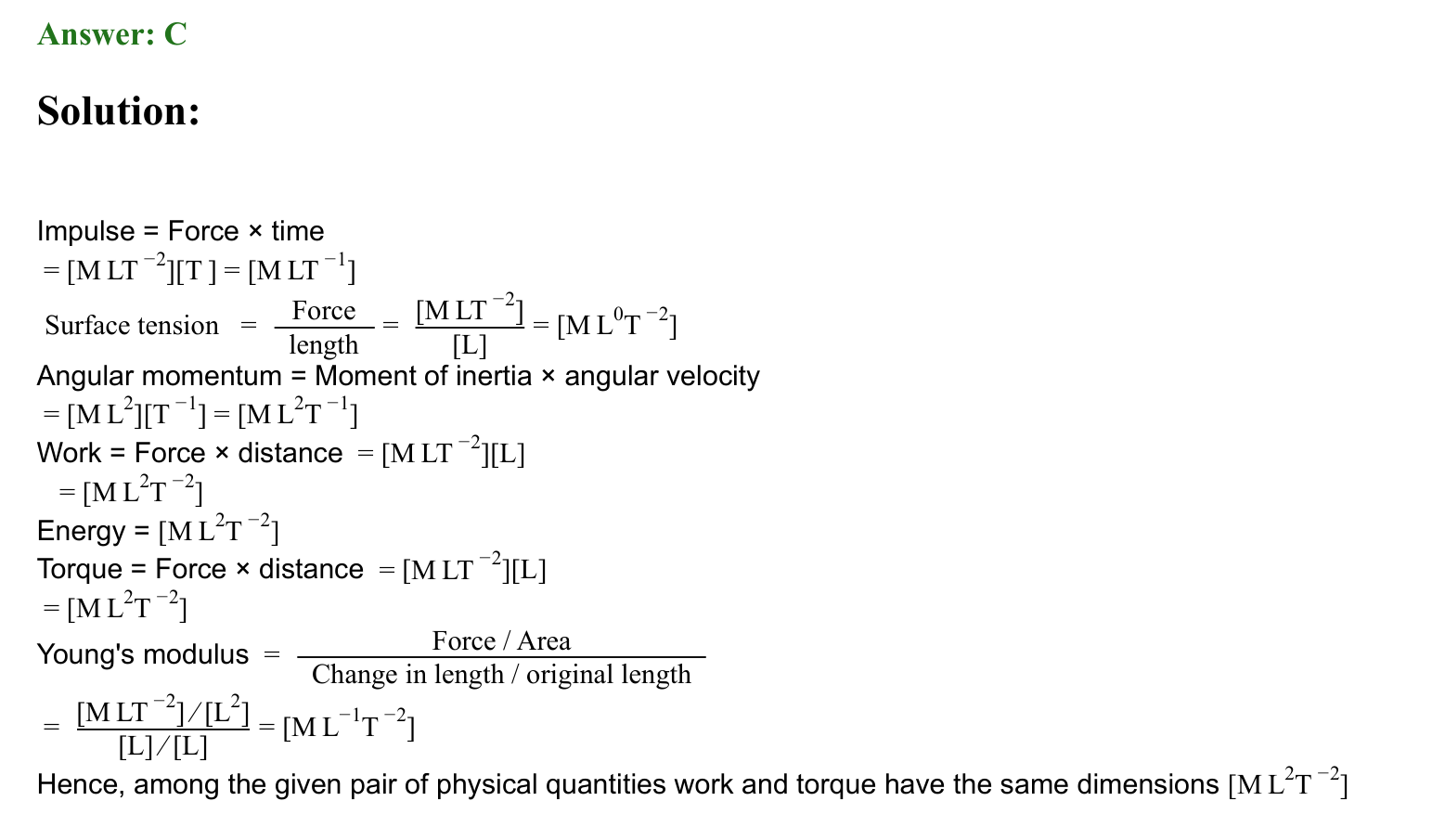 Units and Measurements solution 38