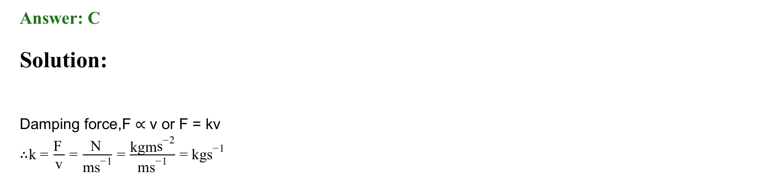 Units and Measurements solution 39