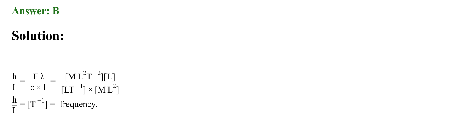 Units and Measurements solution 49