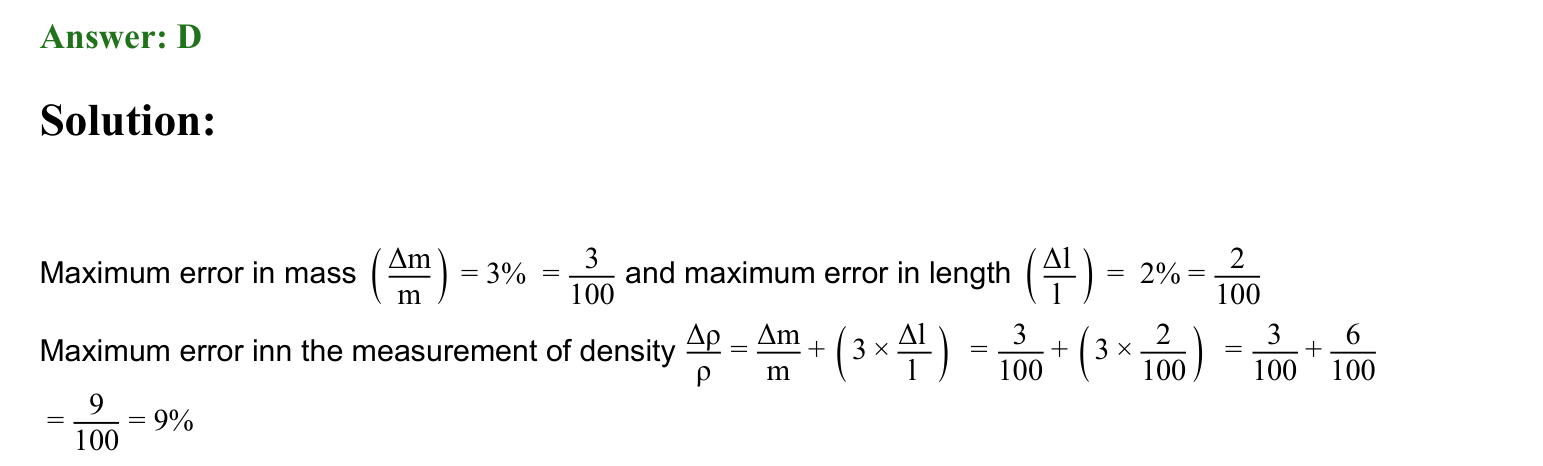 Units and Measurements solution 56