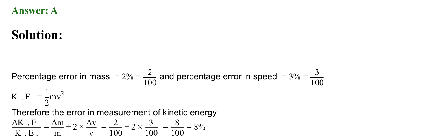 Units and Measurements solution 61