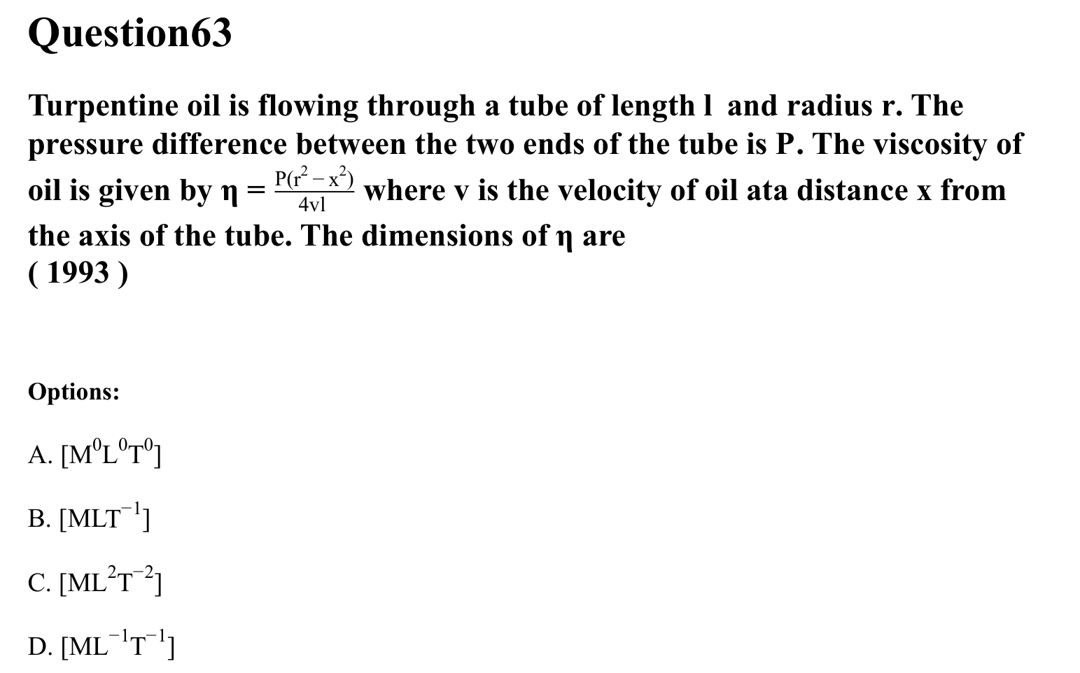 Units and Measurements question 63