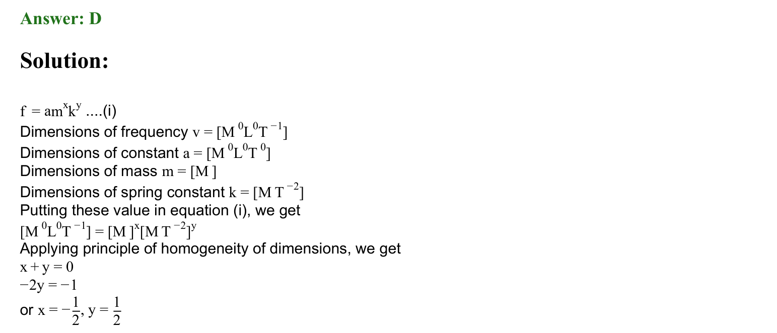 Units and Measurements solution 68