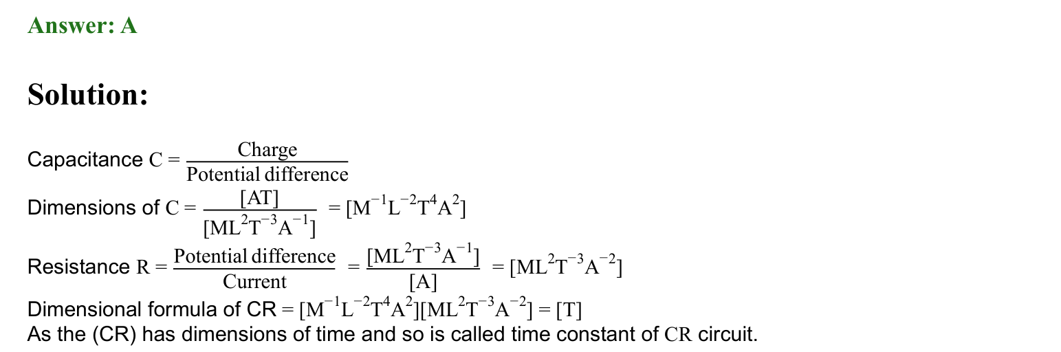 Units and Measurements solution 74