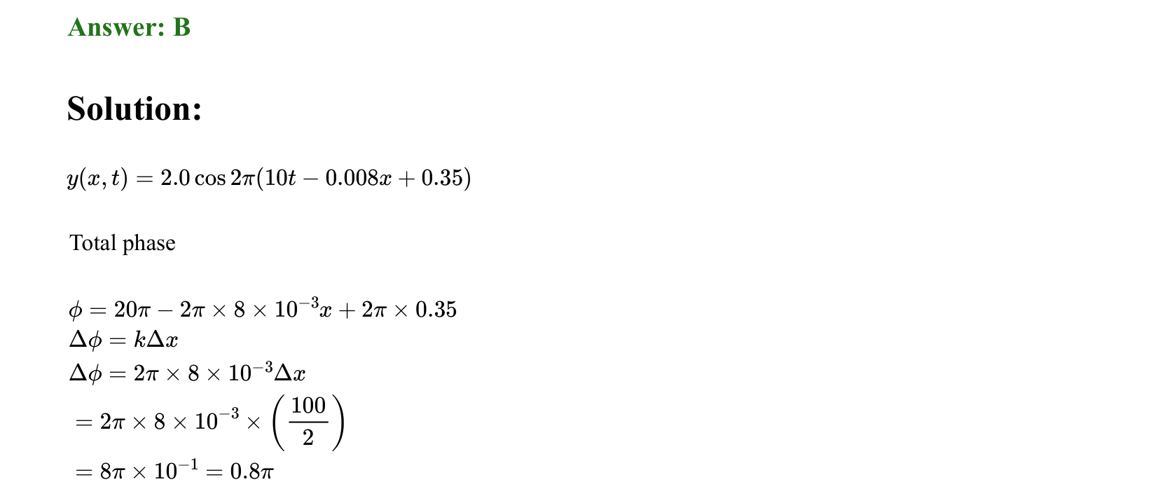 Waves solution 1