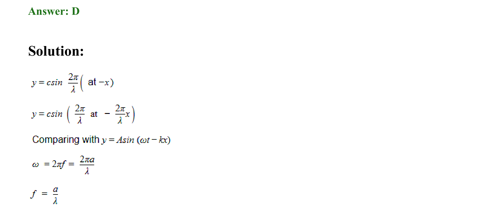 Waves solution 4
