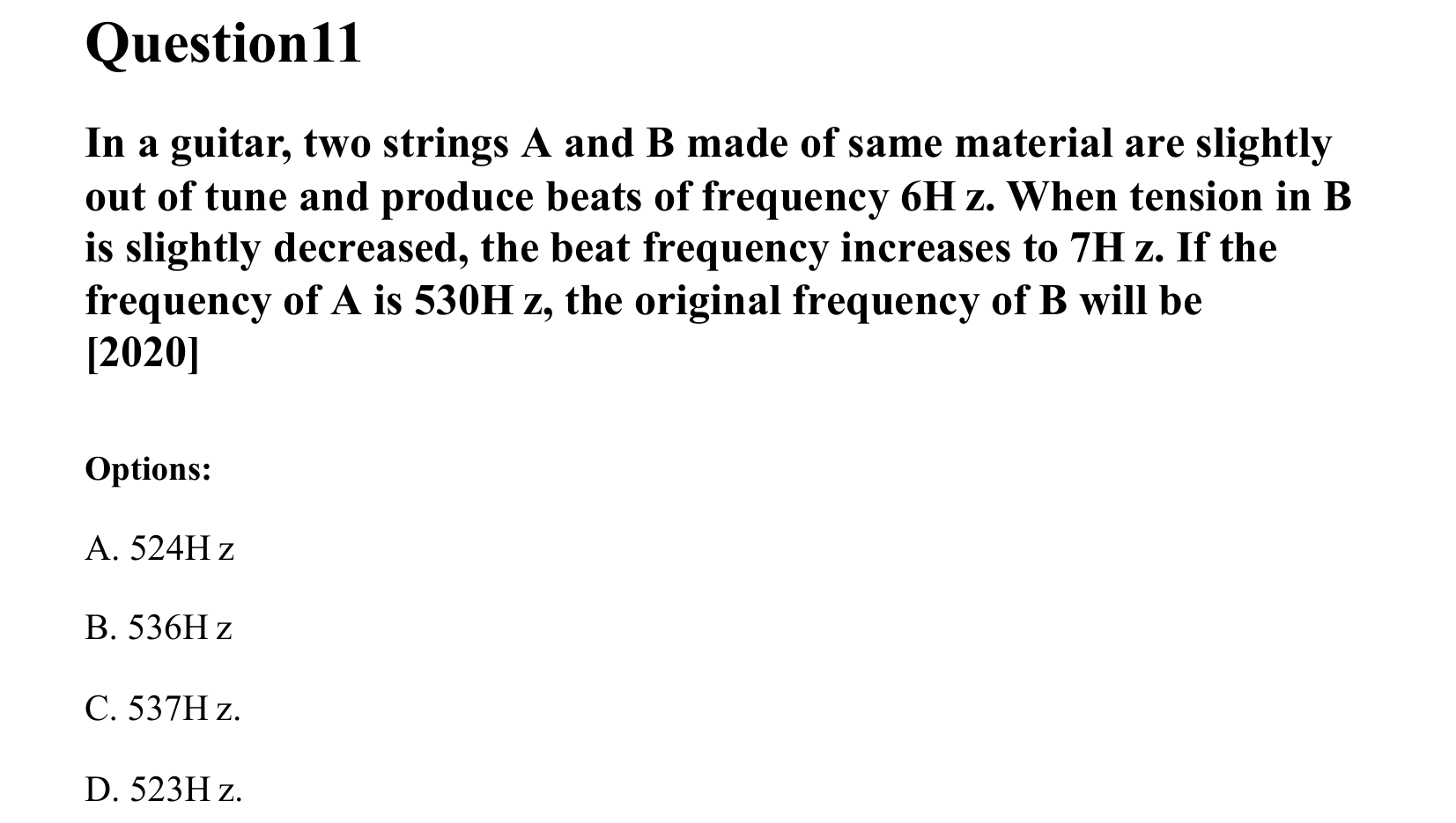 Waves question 11