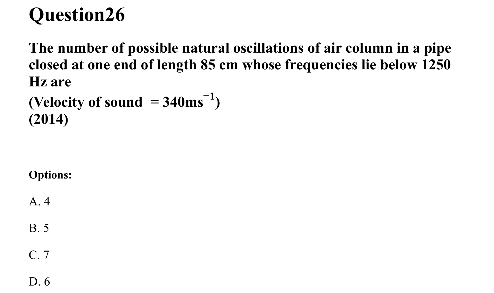 Waves question 26