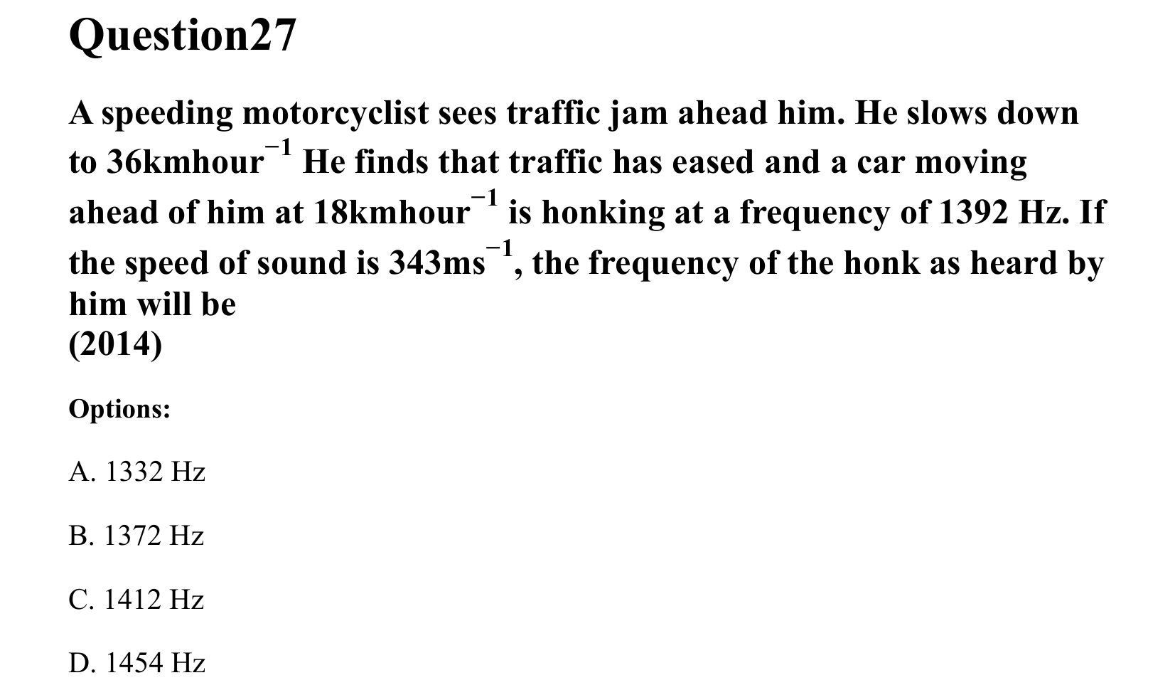 Waves question 27