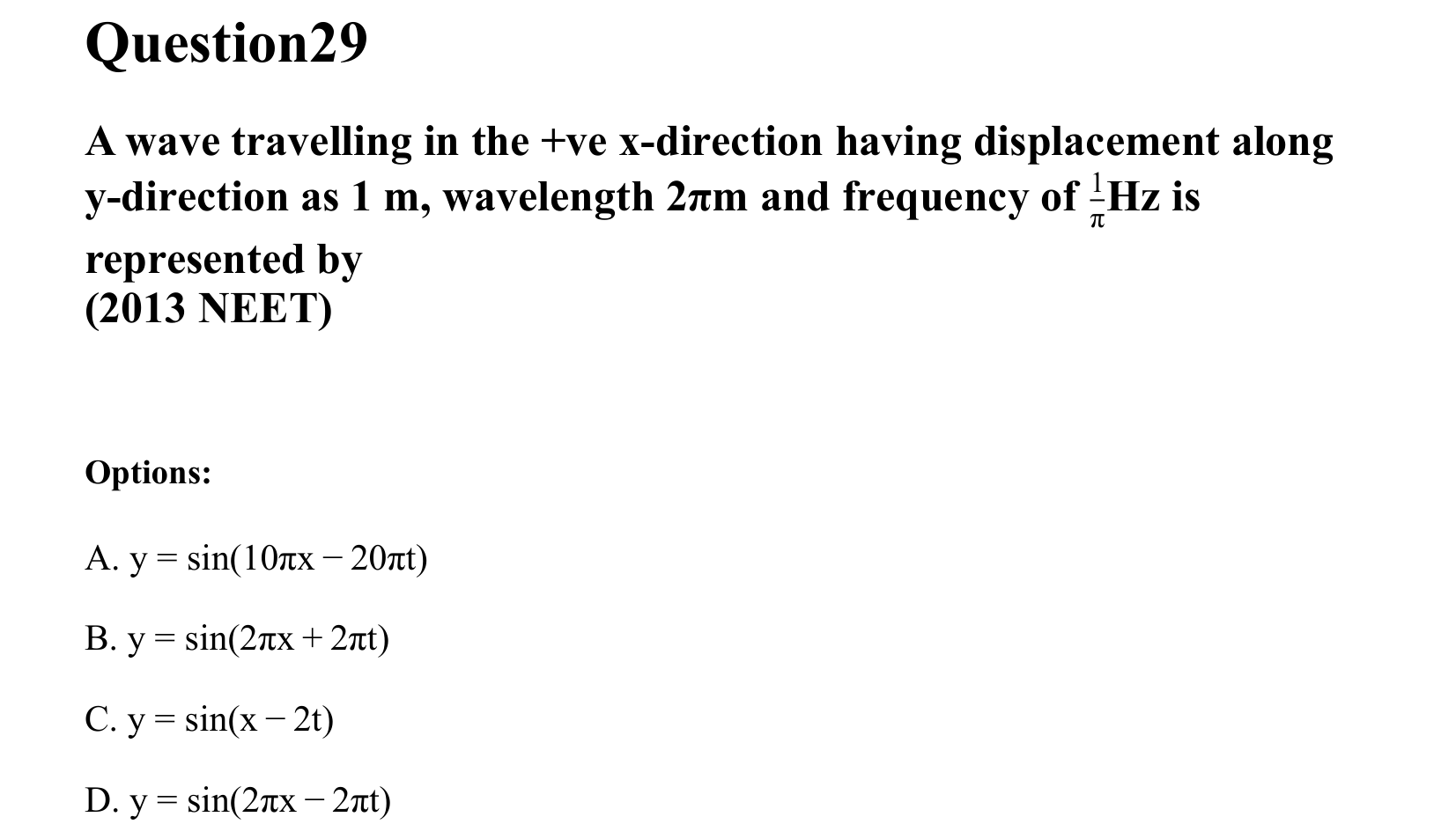 Waves question 29