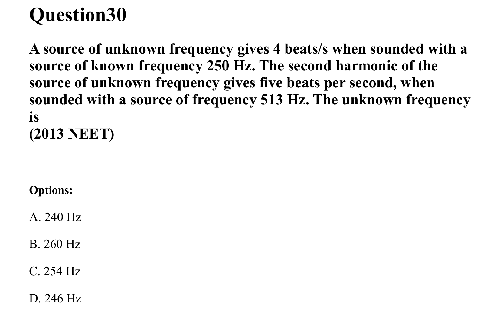 Waves question 30