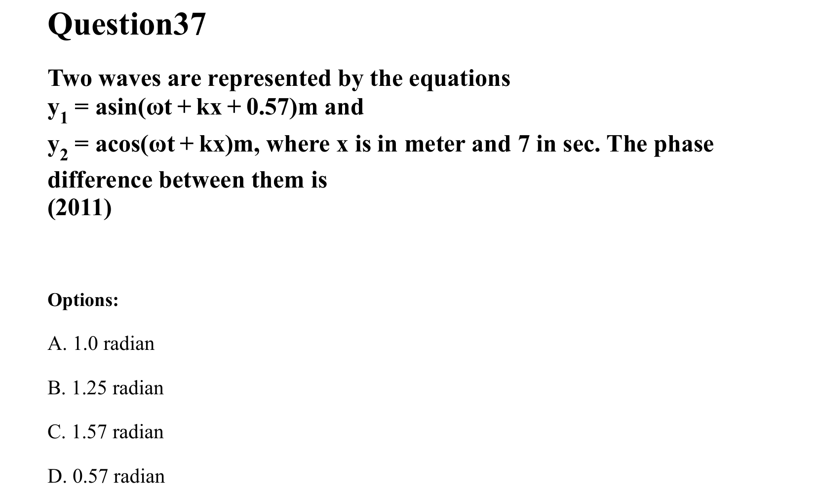 Waves question 37