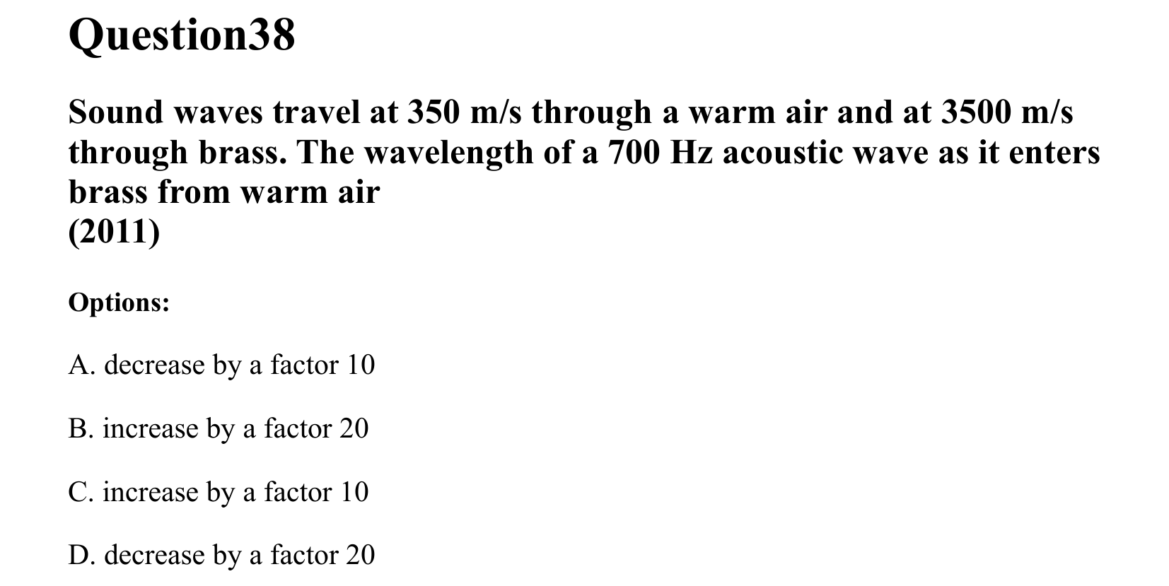 Waves question 38