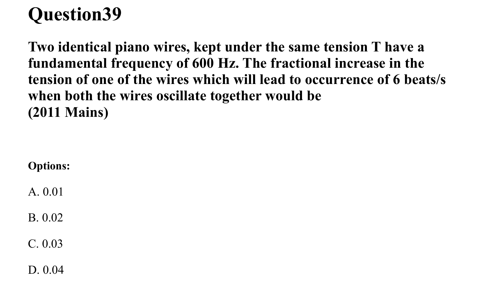Waves question 39