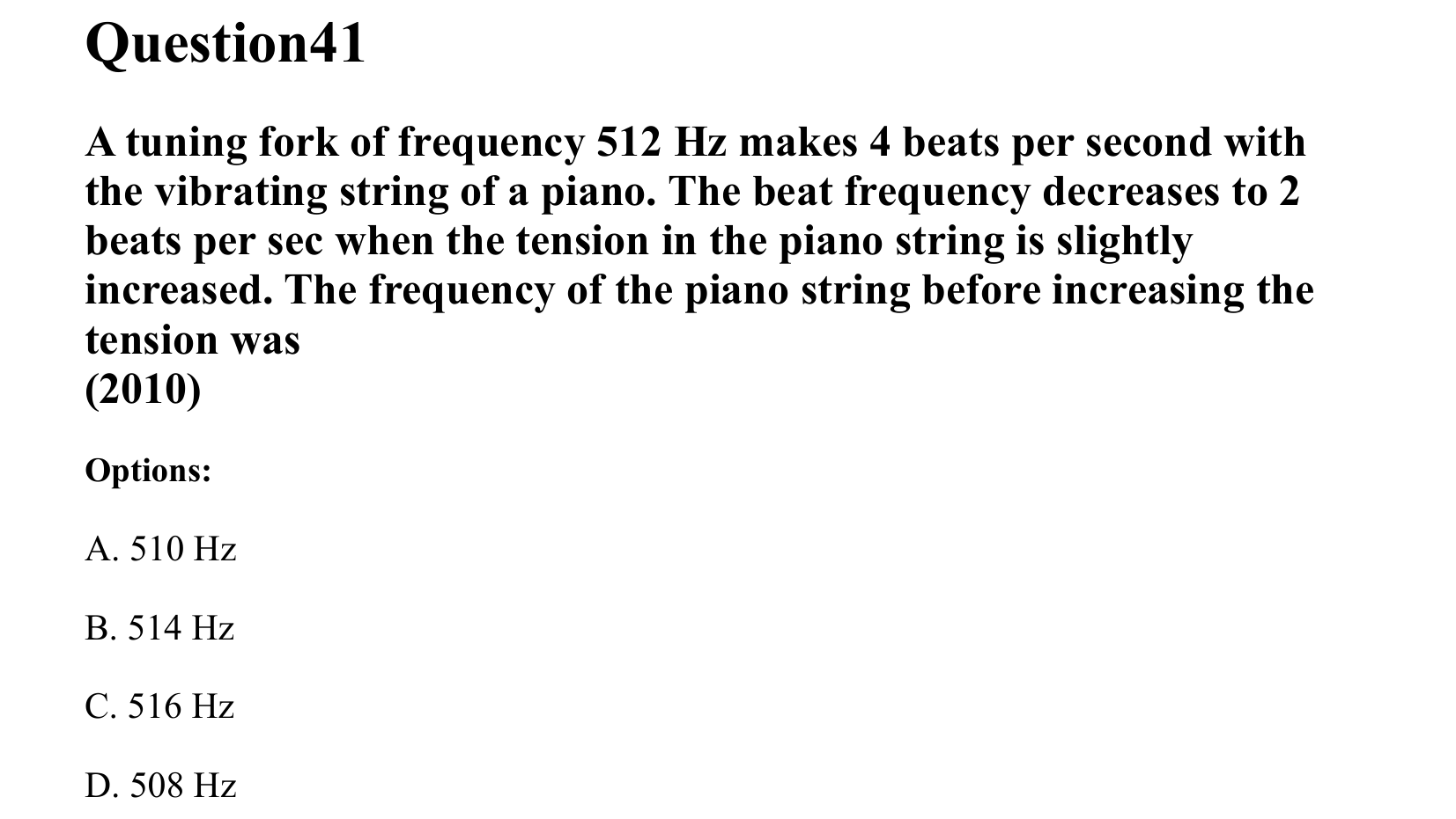 Waves question 41