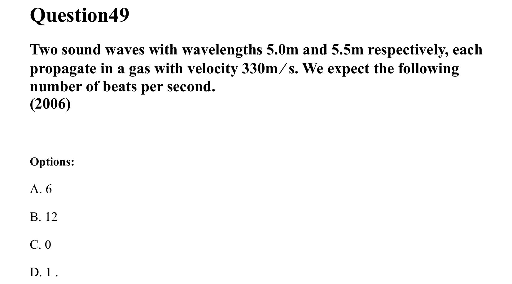 Waves question 49