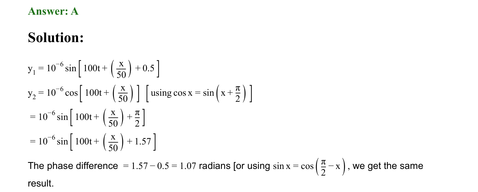 Waves solution 54