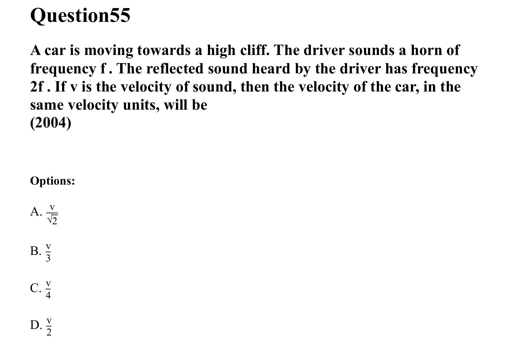 Waves question 55