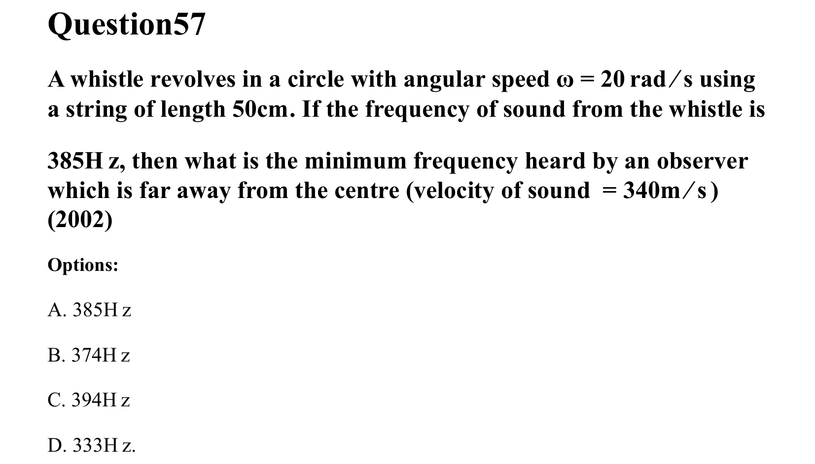 Waves question 57